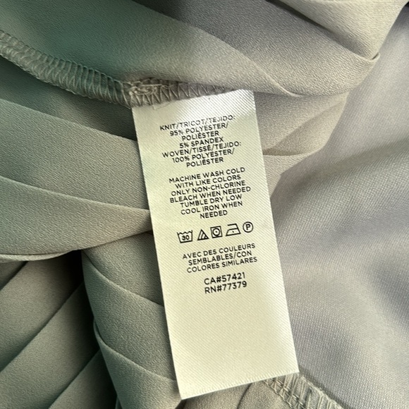 Ann Taylor top with pleated accents - Picture 6 of 6